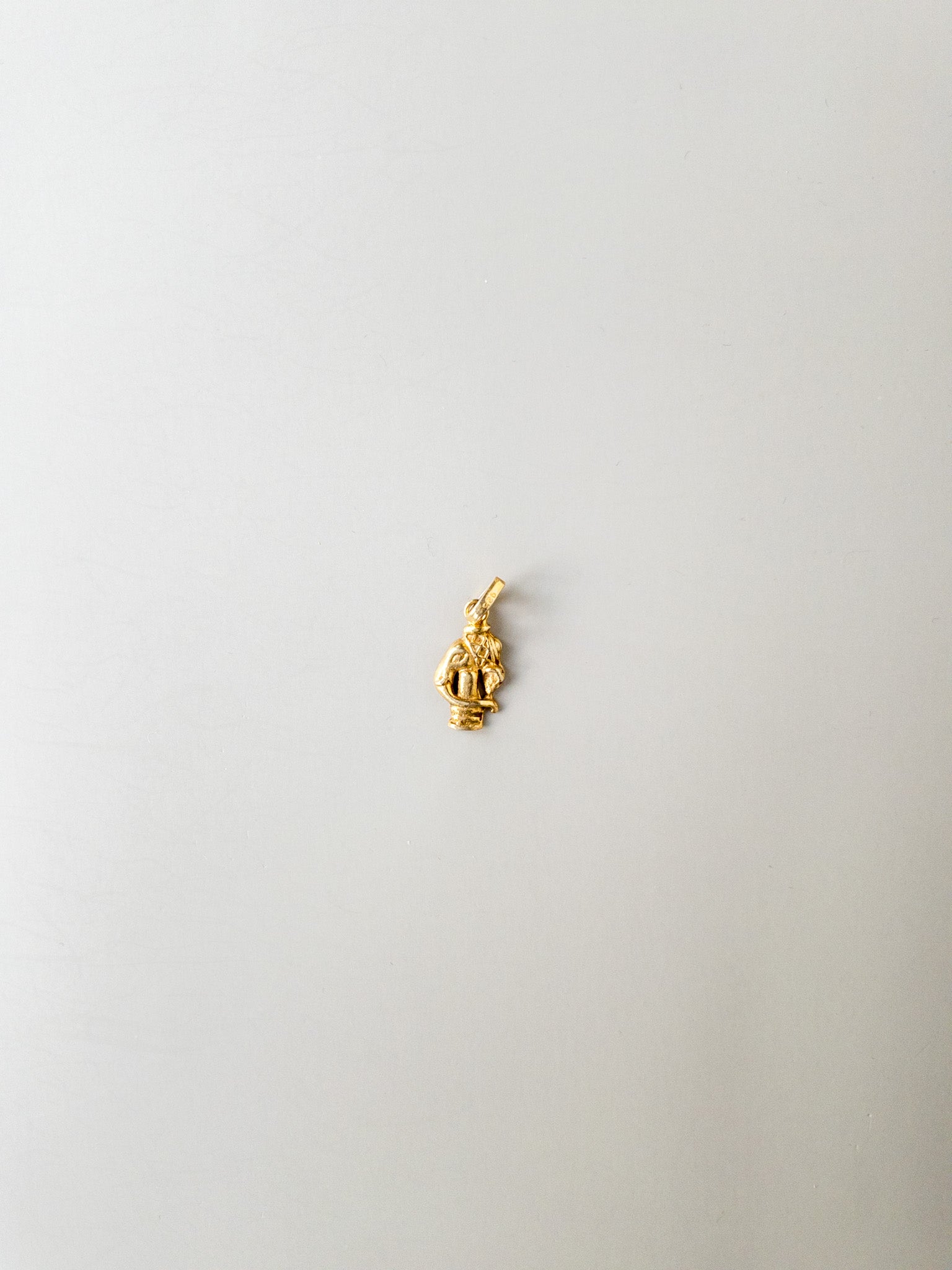 Ganesha  Pendant - 22k gold on silver - DIVYA Sacred Symbols - ShaSha jewelry
