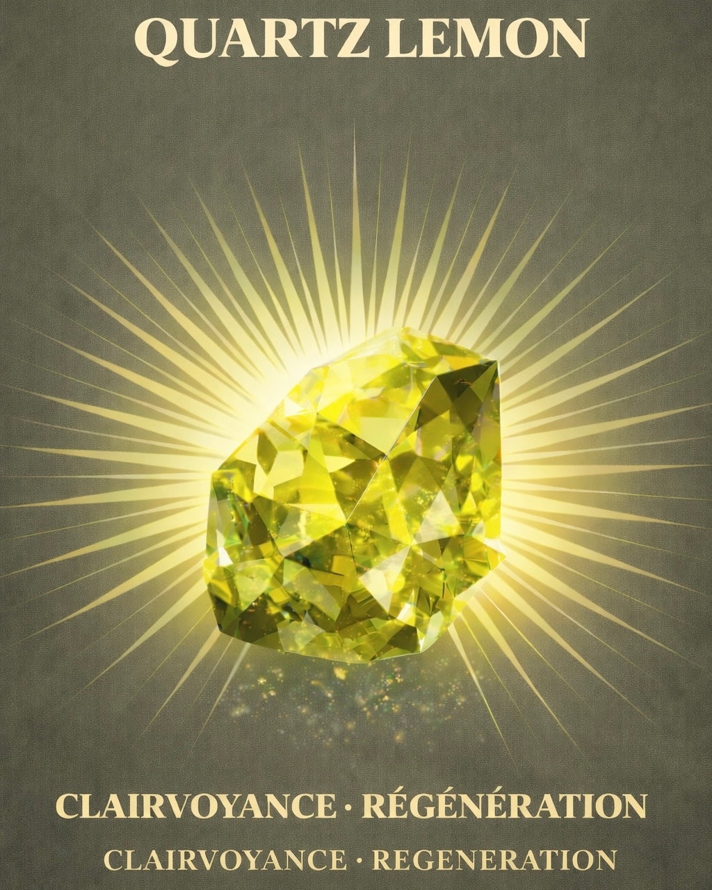 Collana Sana in quarzo limone - DIVYA