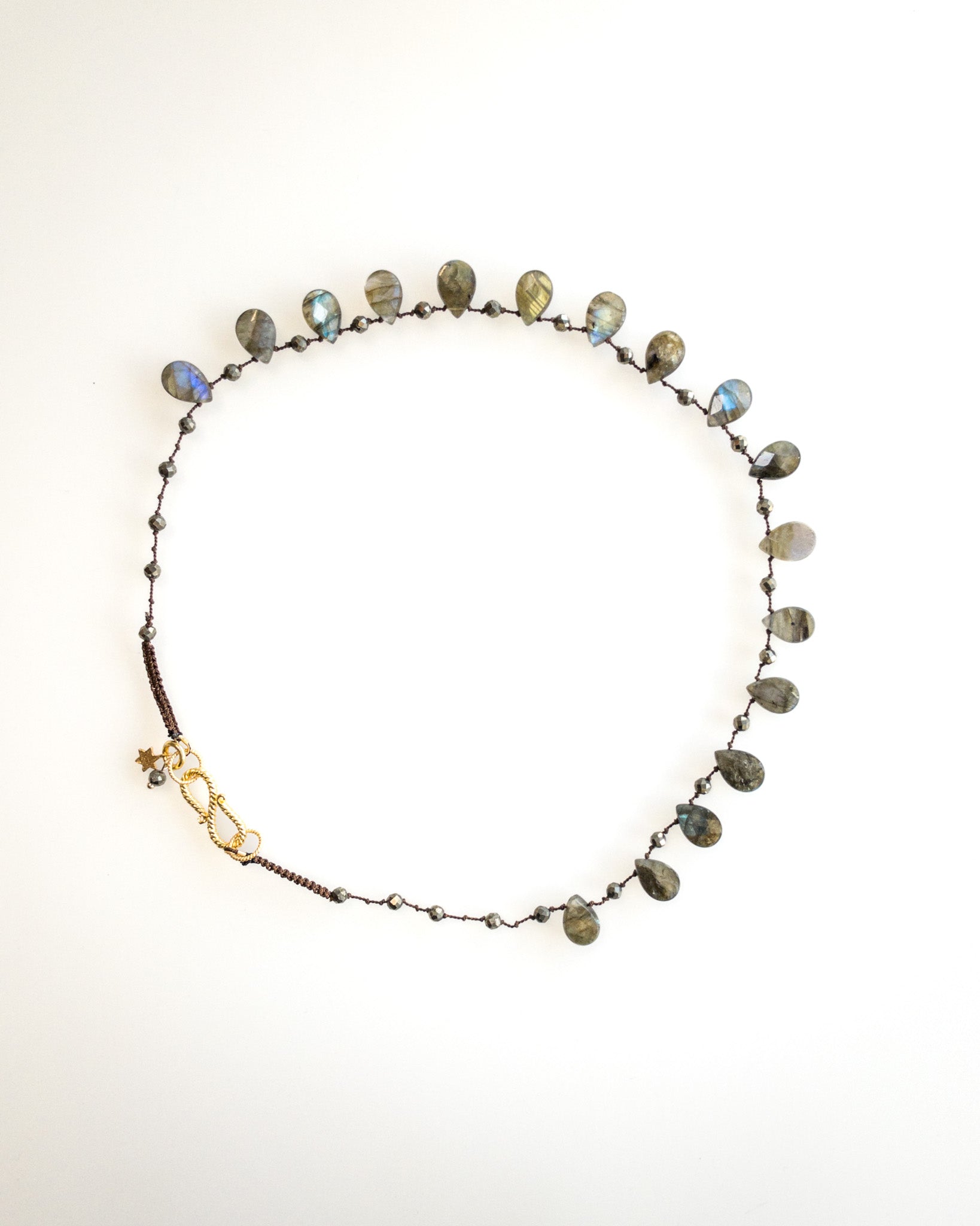 Lila Apatite Necklace (more stones) DIVYA Signature