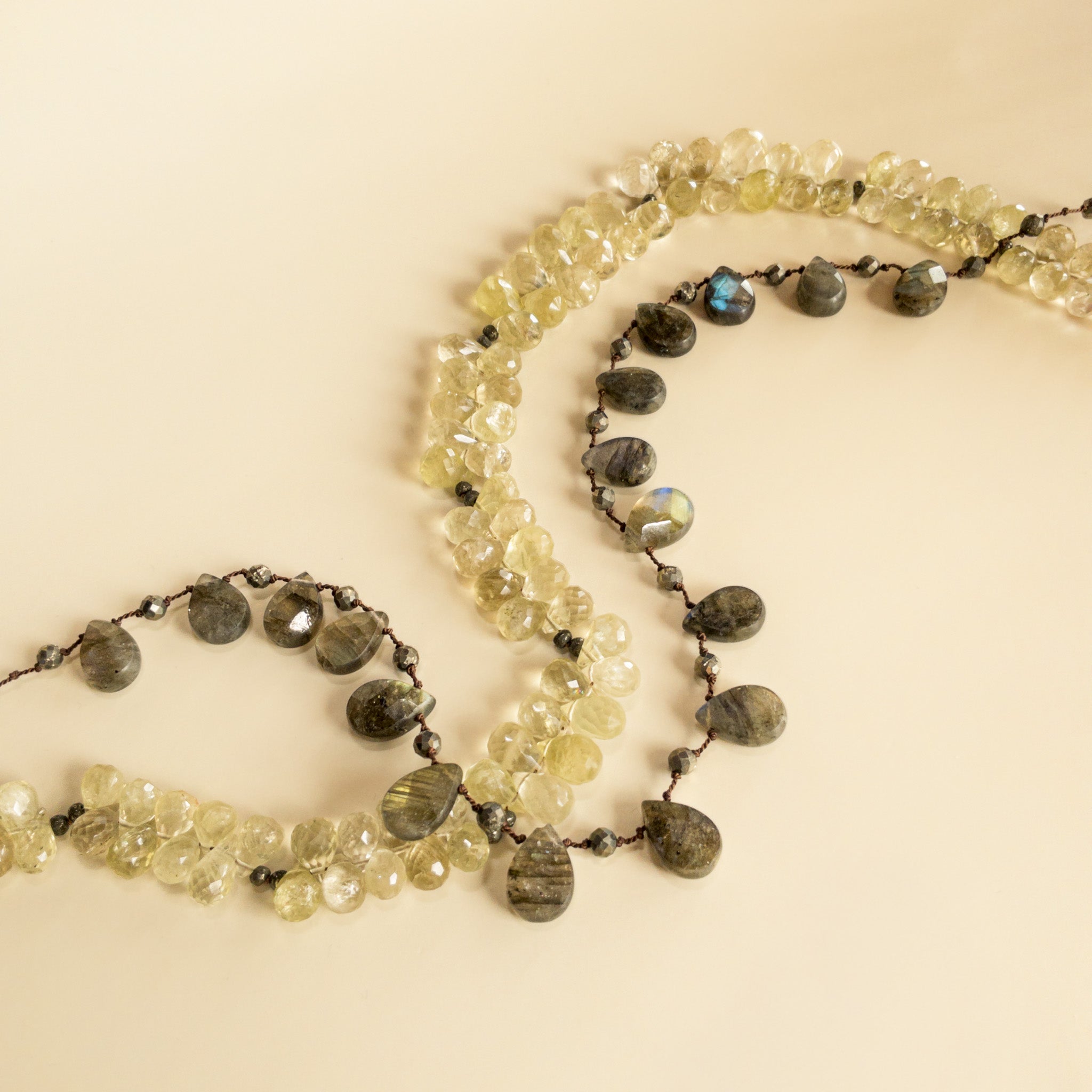 Collana Sana in quarzo limone - DIVYA