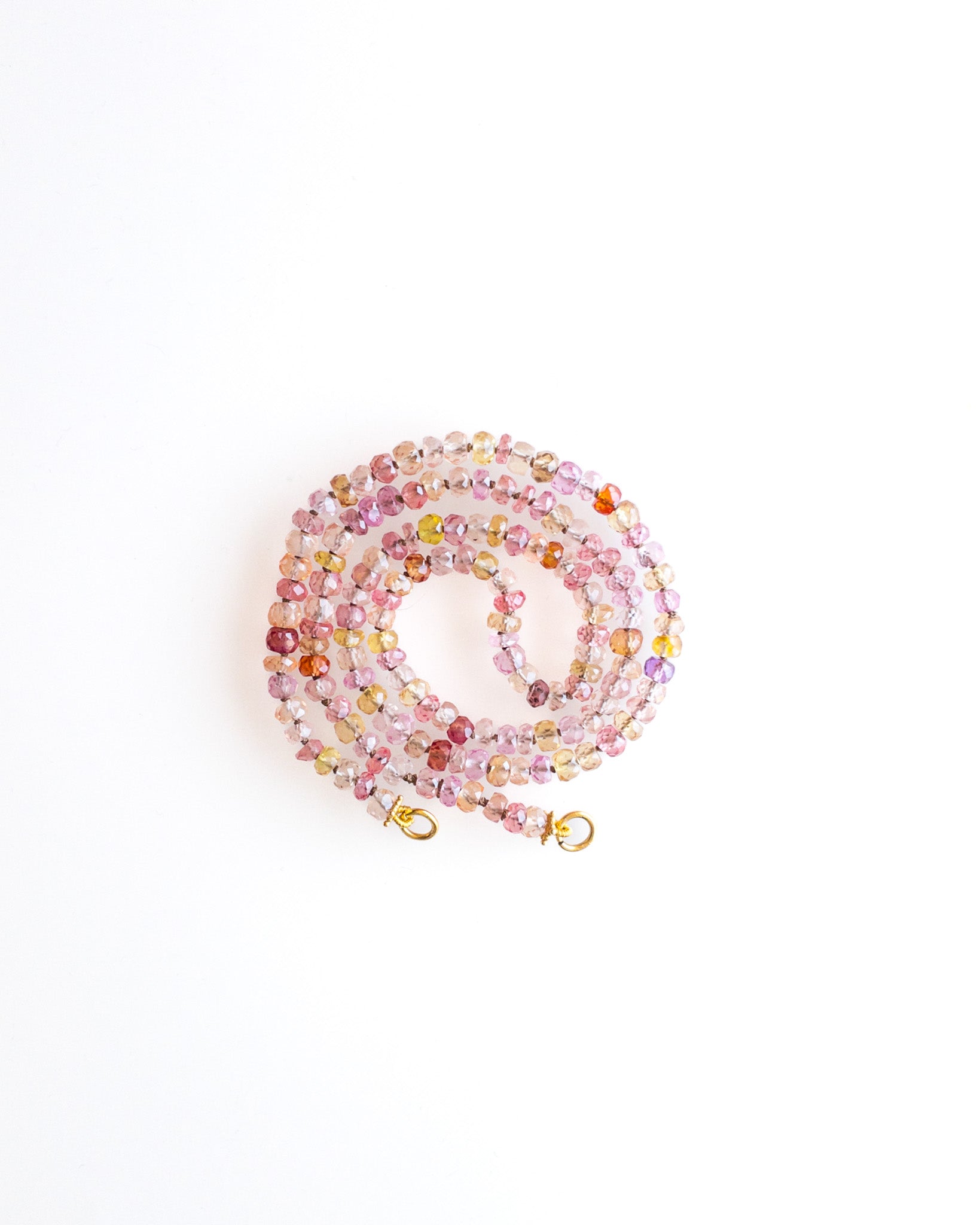 Natural Pastel Sapphire AAAA+ Necklace Sana - DIVYA