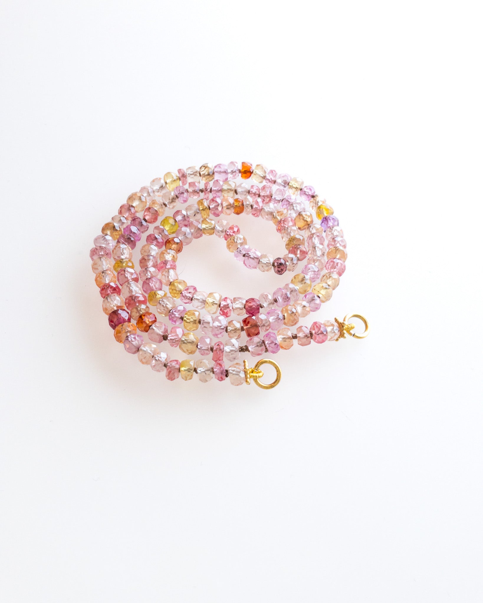 Natural Pastel Sapphire AAAA+ Necklace Sana - DIVYA