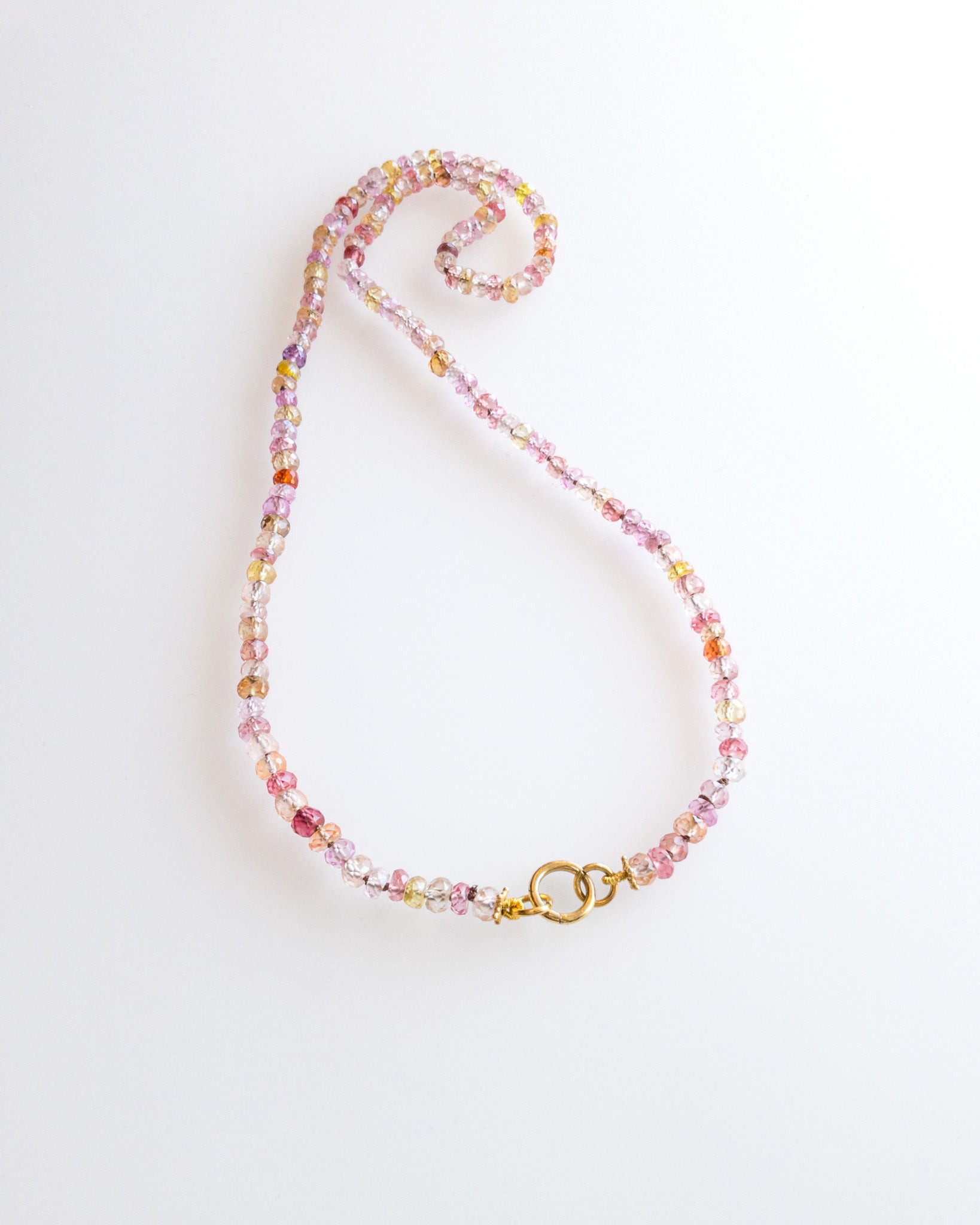 Natural Pastel Sapphire AAAA+ Necklace Sana - DIVYA