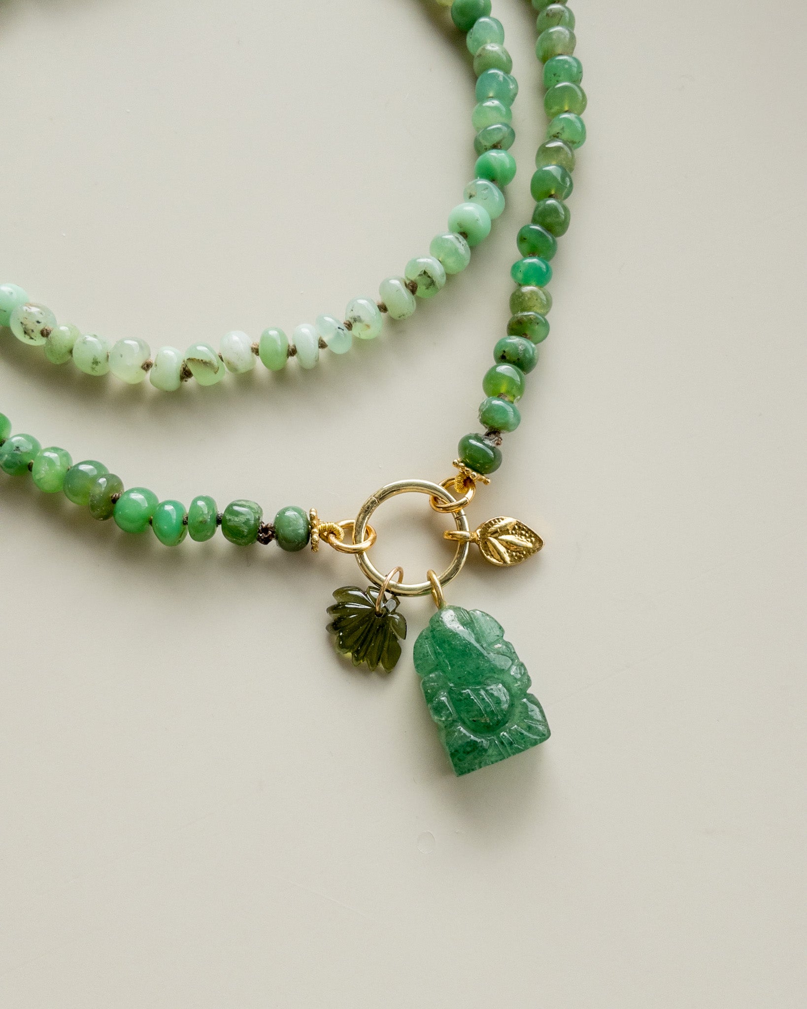 Harita - Collier Sana en Chrysoprase - DIVYA