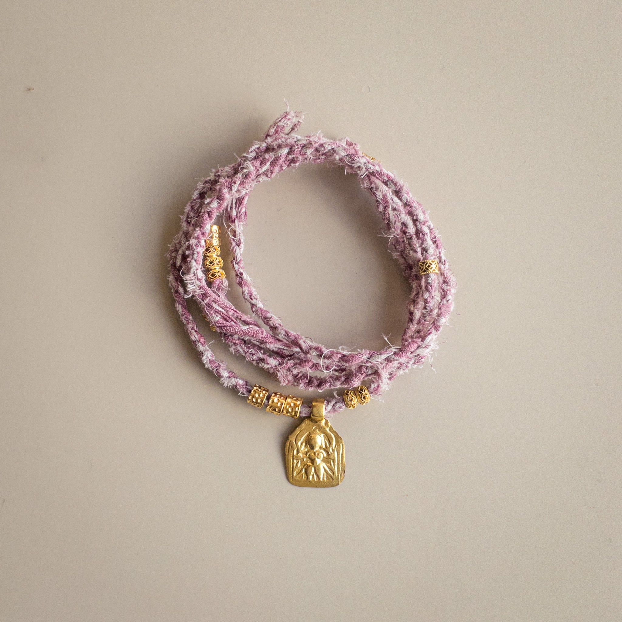 Vintage Maya Yogini Talisman Necklace - DIVYA Signature