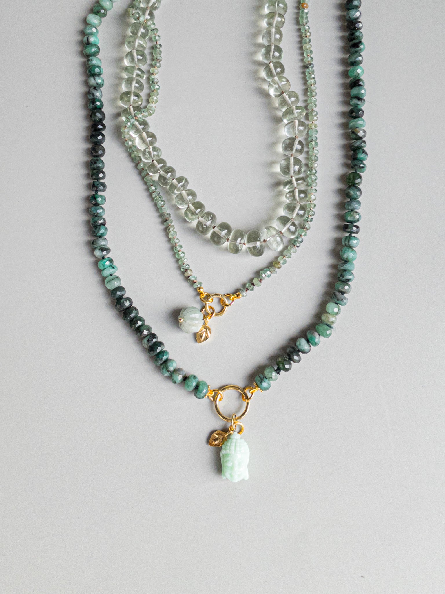 Collier Sana - Kyanite verte - DIVYA