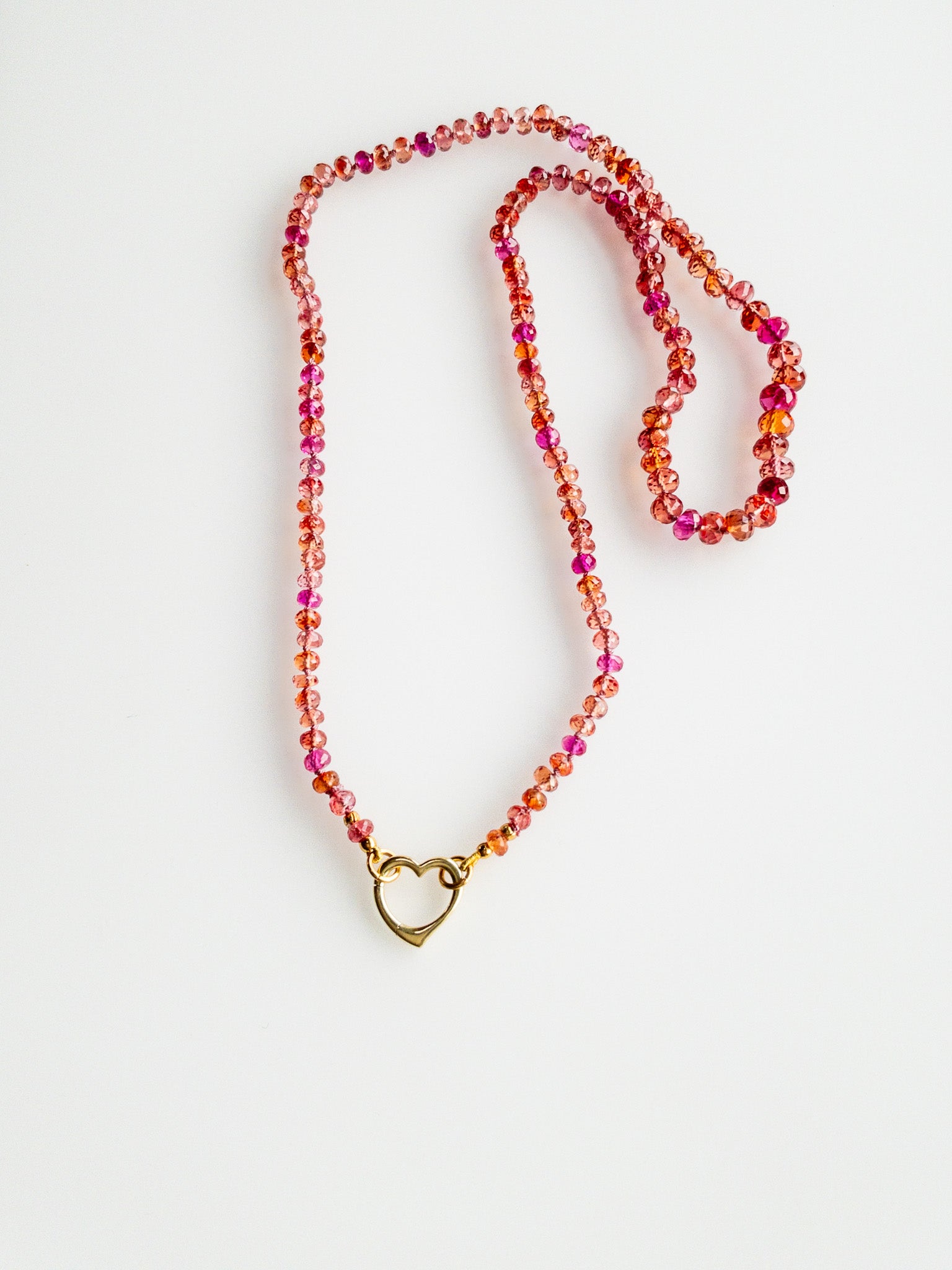 Collier Saphirs roses naturels AAAA+ Sana - DIVYA