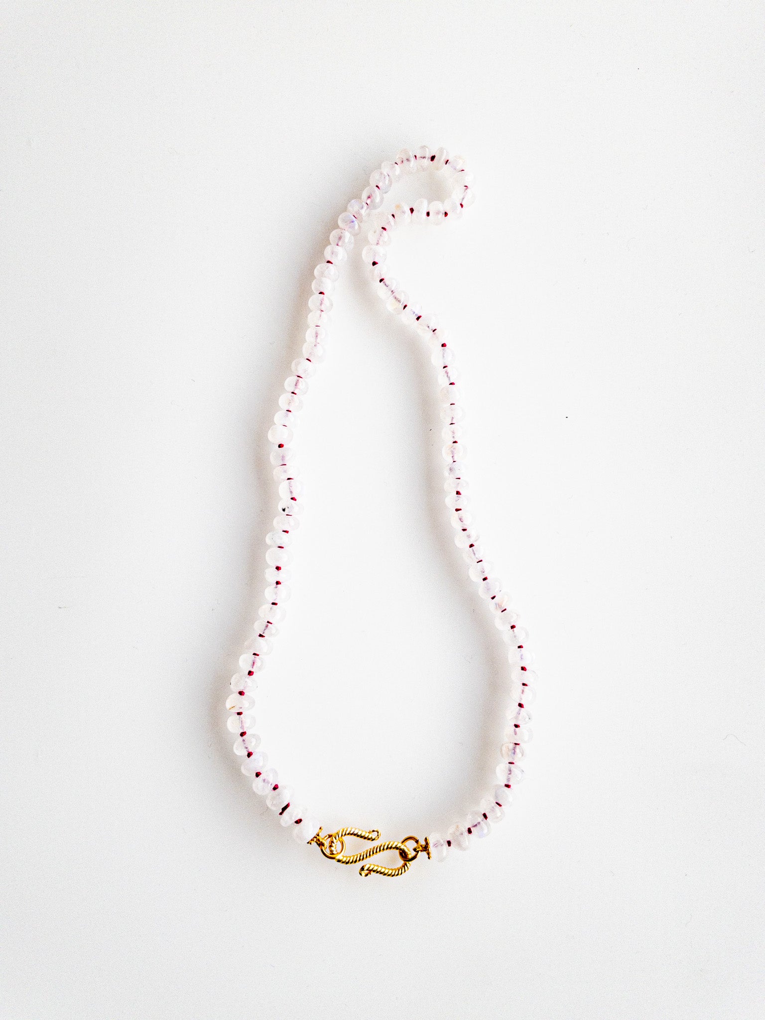 Collier Sana en pierre de lune arc-en-ciel - DIVYA 