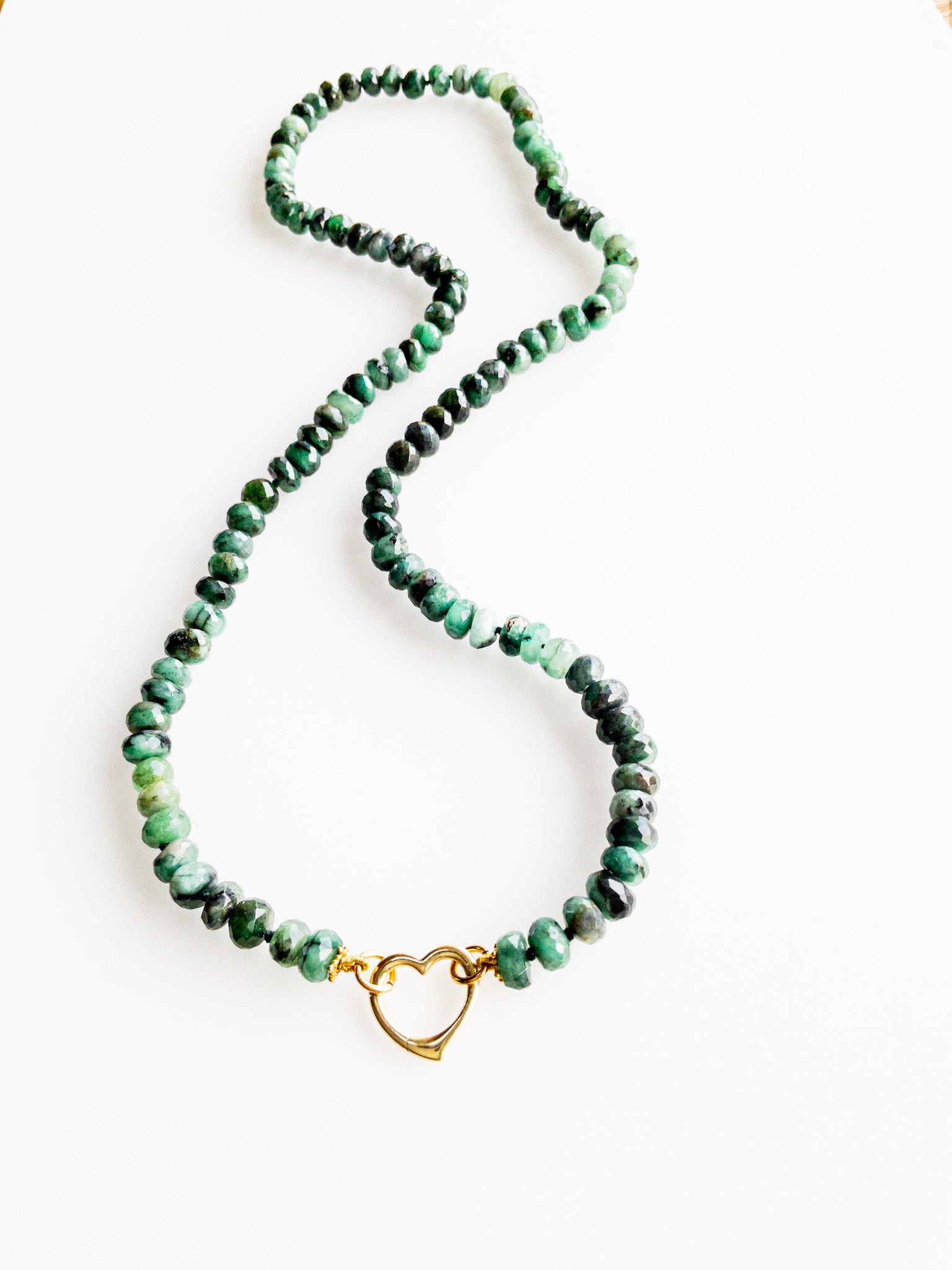 Collier Sana Émeraudes - DIVYA 