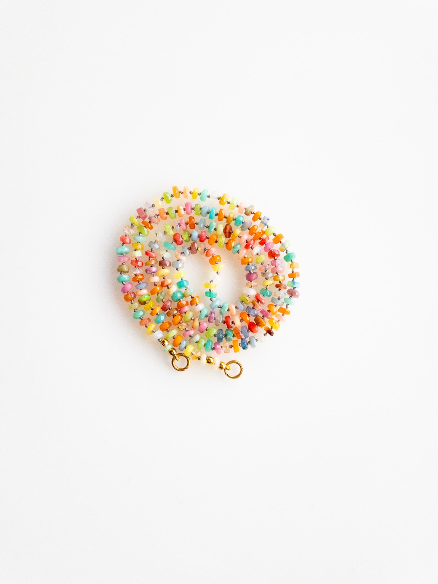 Collier Disco Opale Ethiopienne - Sana - DIVYA