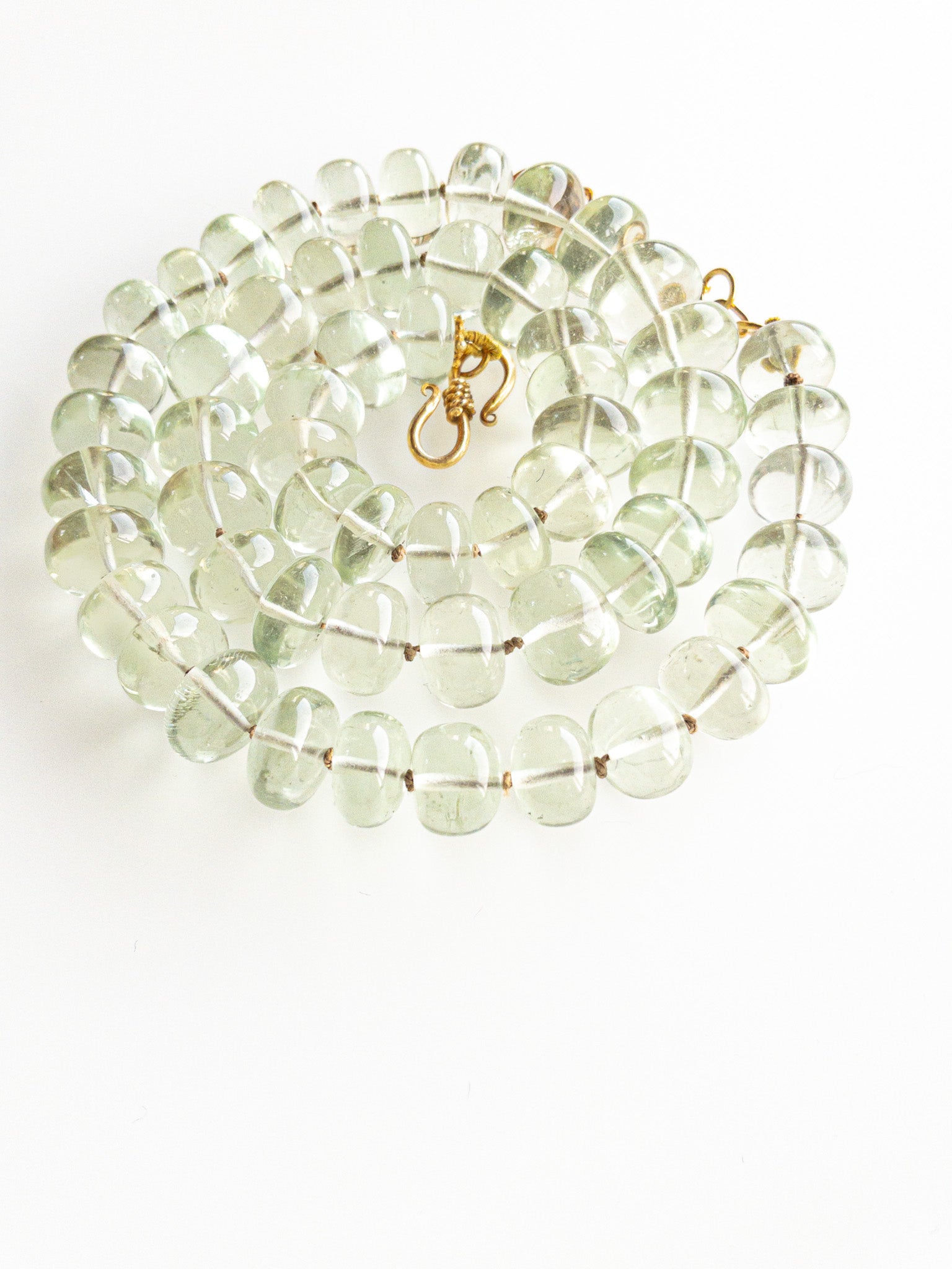 Collier Sana en prasiolite (améthyste verte) - DIVYA