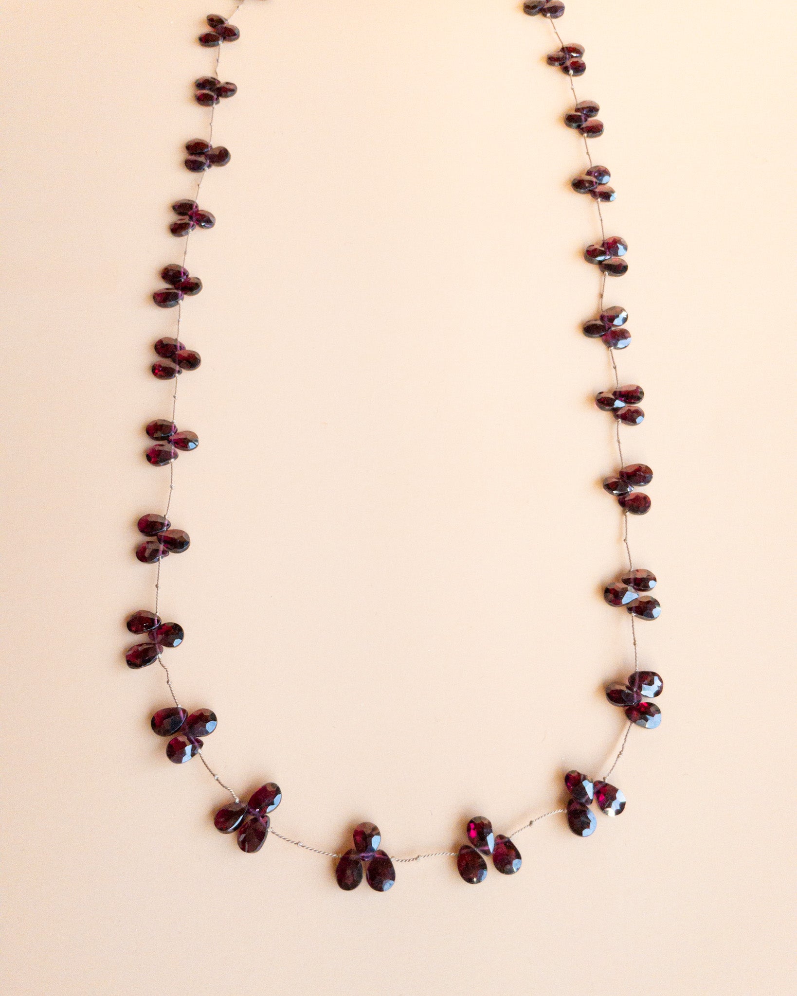 Collier Briolette Grenat - AABHA