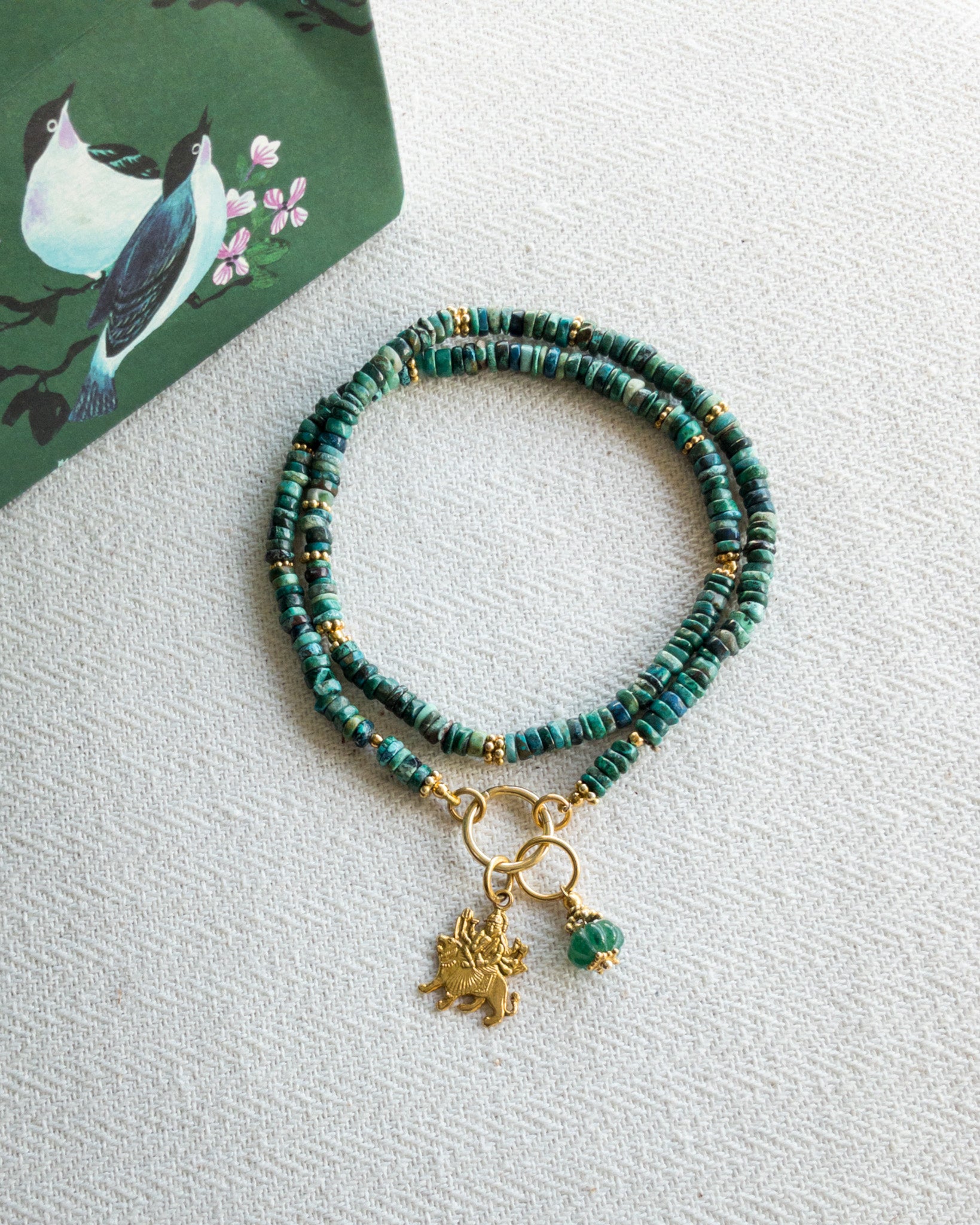 Collier Chrysocolle Sana - DIVYA