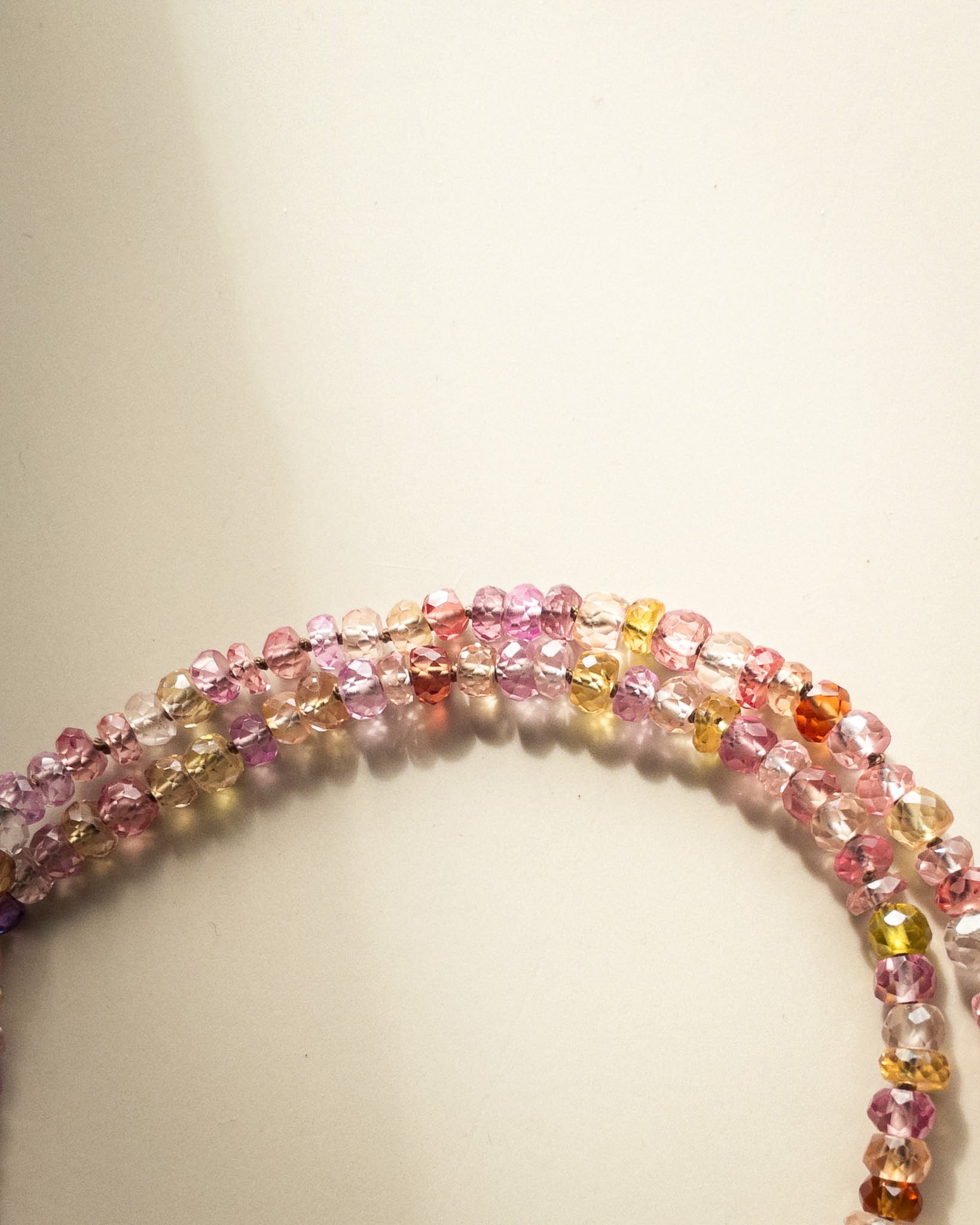 Natural Pastel Sapphire AAAA+ Necklace Sana - DIVYA