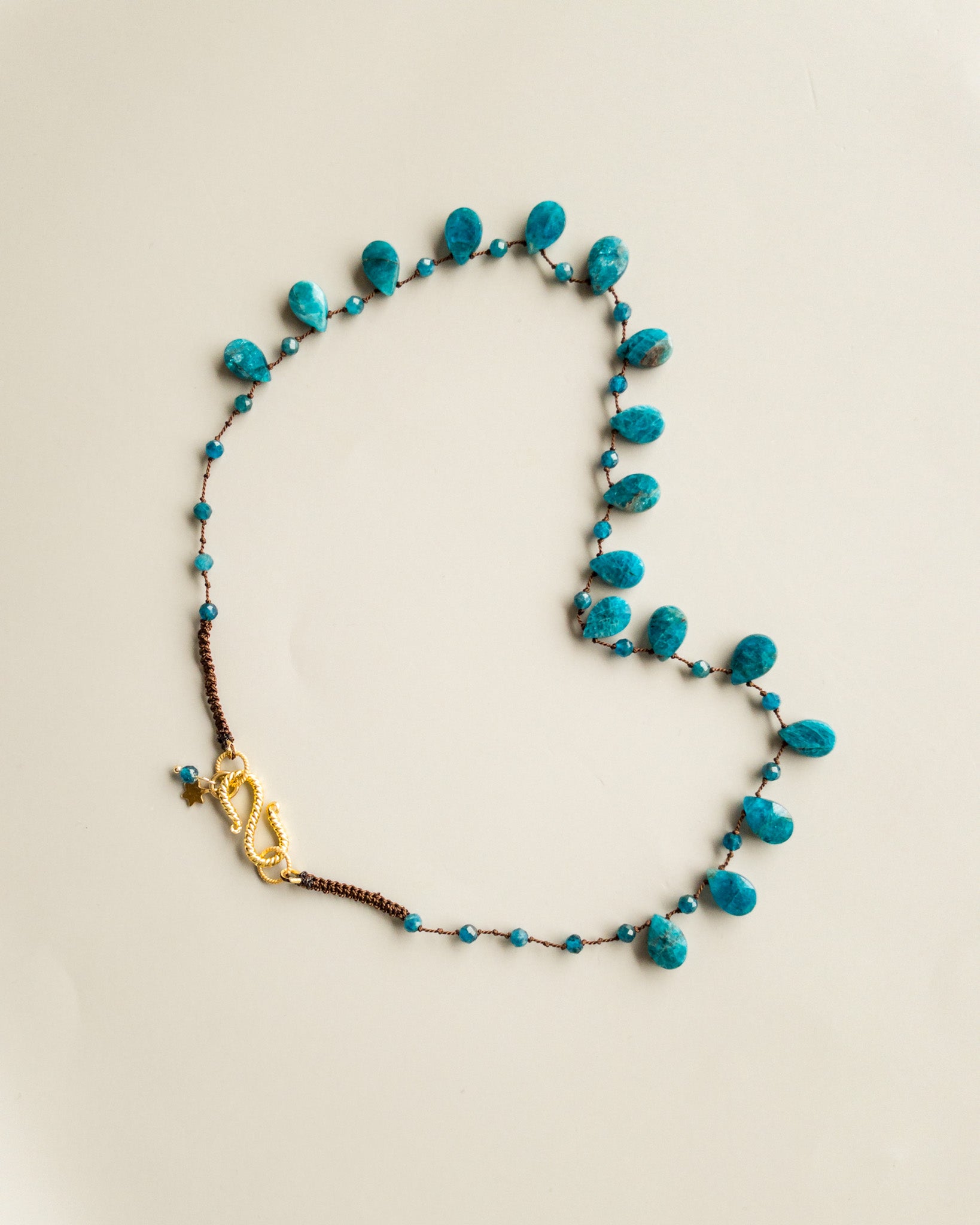 Collier briolette apatite - AABHA - DIVYA