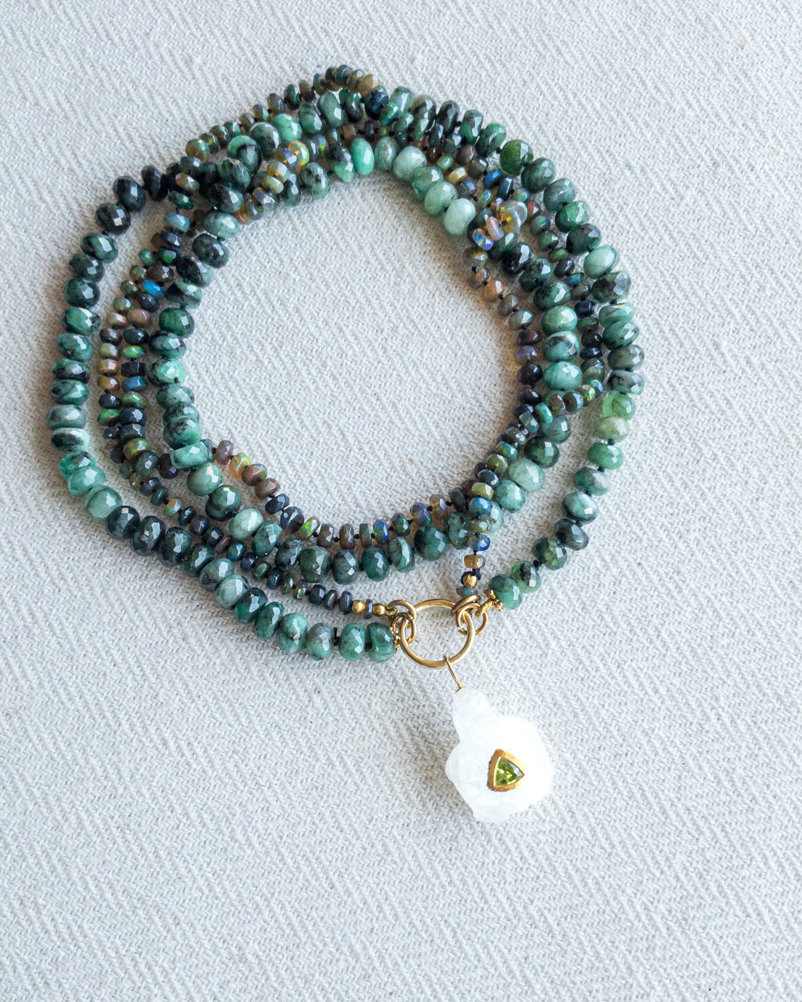 Collier en opale noire - Sana - DIVYA
