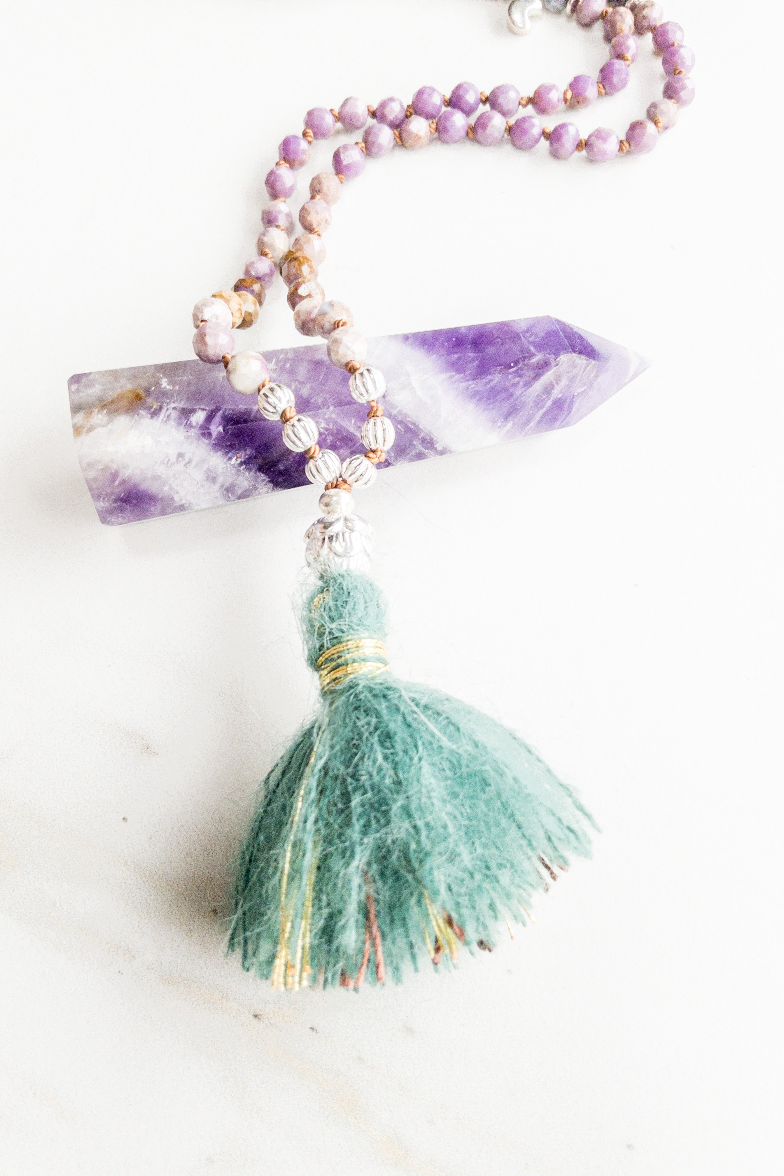 ShaSha “Roots” mini Mala 108 - Phosphosiderite - shashā yoga and meditation jewellery store Switzerland 